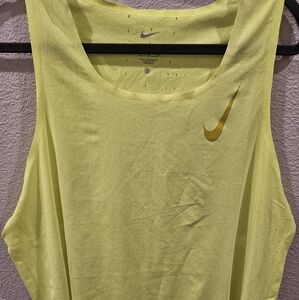 Nike Women's Yellow Tank Top